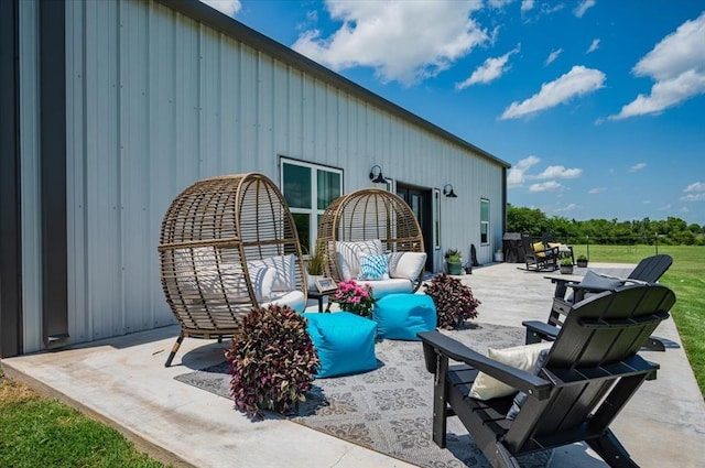 831 County St Unit 2917, Tuttle, OK 73089 - view of patio featuring an outdoor living space
