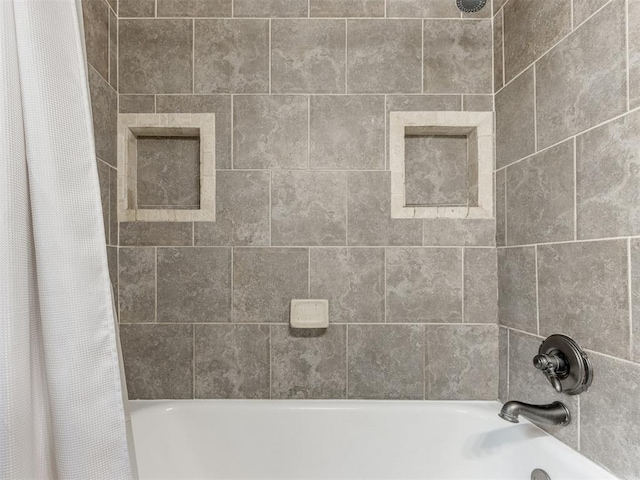 2420 NW 21st St, Oklahoma City, OK 73107 - bathroom with shower / bath combination with curtain