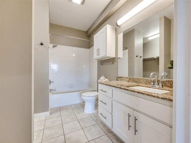 1 NE 2nd St Unit 309, Oklahoma City, OK 73104 - full bath with vanity, shower / bathtub combination, and tile patterned floors