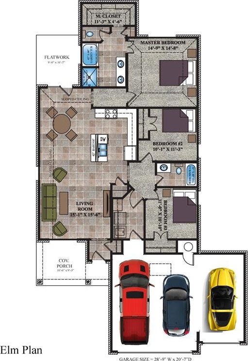 12005 NW 120th St, Yukon, OK 73099 - view of floor plan / room layout