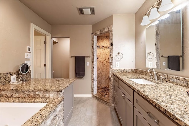 1600 Turtlecreek Rd, Edmond, OK 73013 - full bathroom featuring vanity