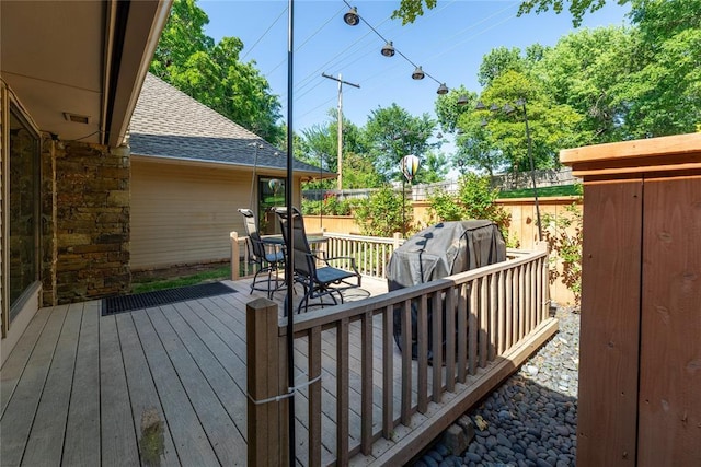 1600 Turtlecreek Rd, Edmond, OK 73013 - view of wooden terrace