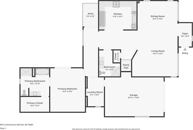 810 S Lahoma Ave, Norman, OK 73069 - view of home floor plan