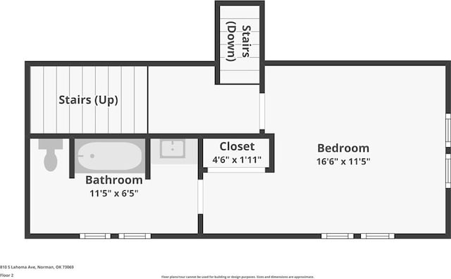 810 S Lahoma Ave, Norman, OK 73069 - view of property floor plan