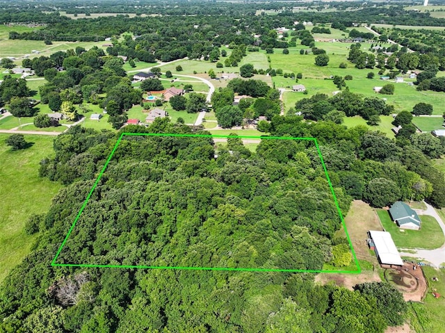 3334 N 9th Ave, Purcell, OK 73080 - aerial view of property and surrounding area with property parcel outlined
