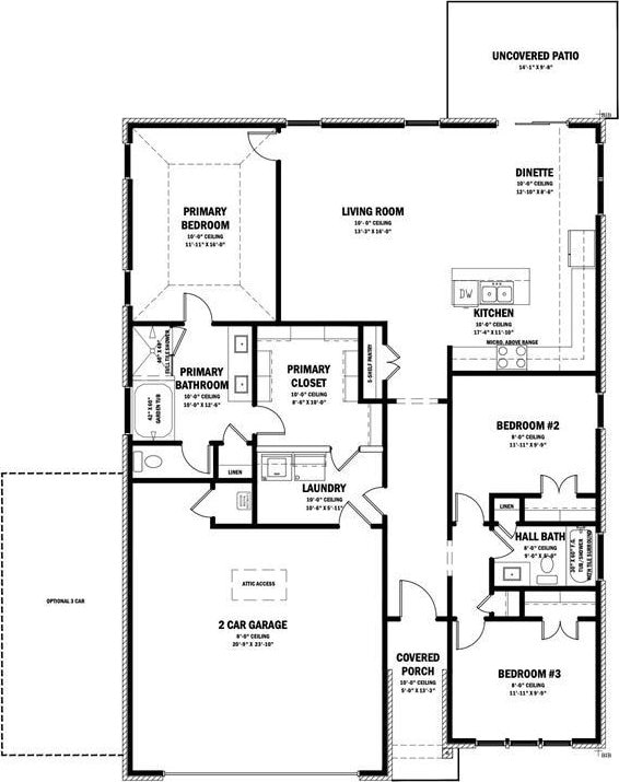 12201 Birch St, Yukon, OK 73099 - view of room layout