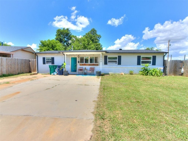 5305 S Drexel Ave, Oklahoma City, OK 73119 - ranch-style home featuring driveway and brick siding