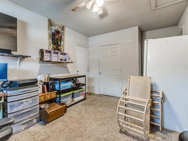 5305 S Drexel Ave, Oklahoma City, OK 73119 - storage area featuring a ceiling fan