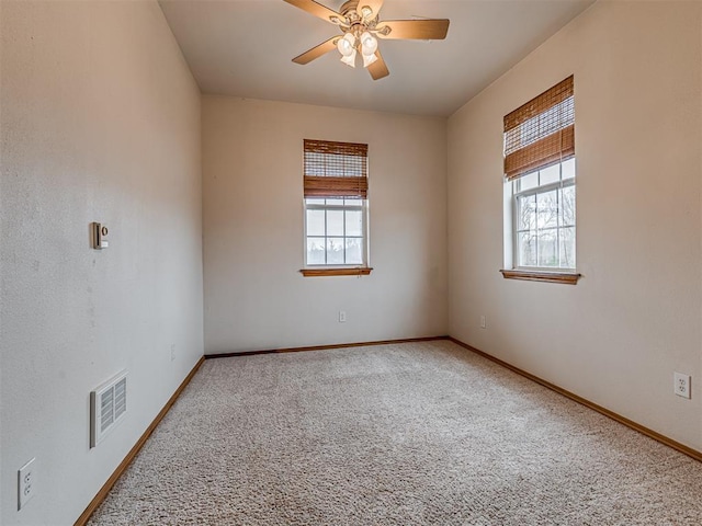 13930 Old Taft Rd, Haskell, OK 74436 - carpeted empty room with ceiling fan and baseboards