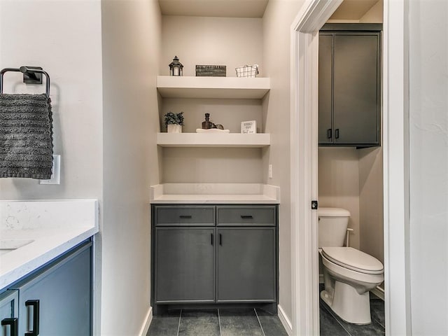 15109 Caspian Ln, Edmond, OK 73013 - bathroom featuring vanity and tile patterned floors