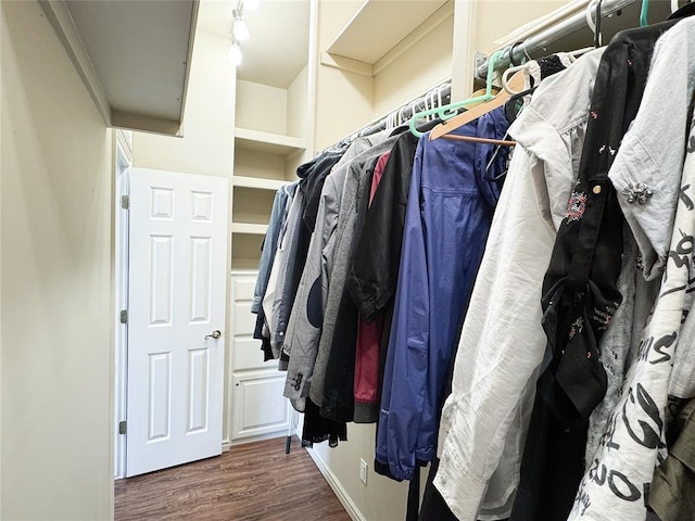 1004 Reginald Dr, Norman, OK 73072 - spacious closet with wood finished floors