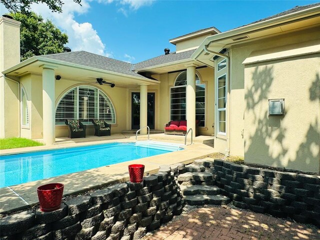 1004 Reginald Dr, Norman, OK 73072 - outdoor pool featuring outdoor lounge area and a patio area