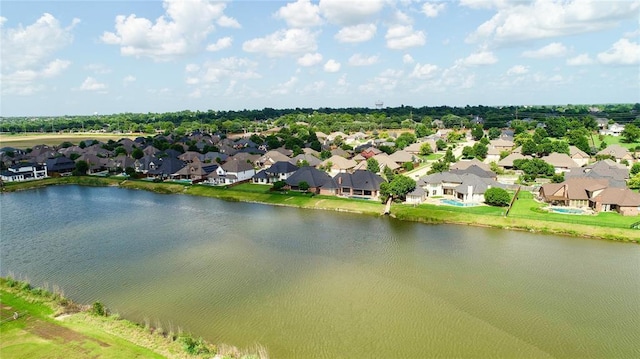 1004 Reginald Dr, Norman, OK 73072 - aerial view of residential area with a large body of water