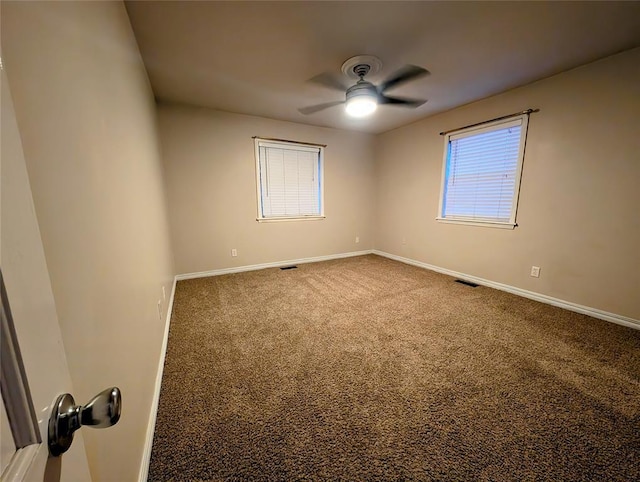2436 NW 43rd Cir, Oklahoma City, OK 73112 - unfurnished room with a ceiling fan and carpet flooring