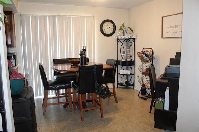 9607 NE 3rd Pl, Midwest City, OK 73130 - dining space featuring tile patterned floors