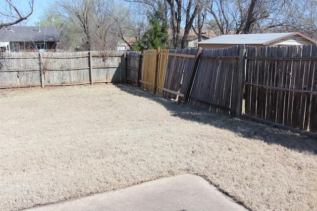 9607 NE 3rd Pl, Midwest City, OK 73130 - view of fenced backyard