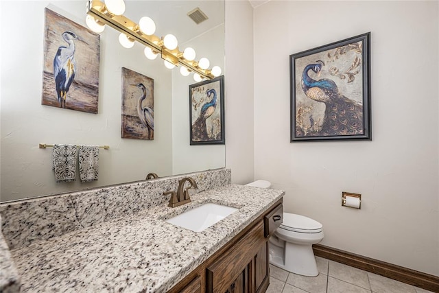 1504 Canary Pl, Edmond, OK 73034 - bathroom with vanity and tile patterned floors