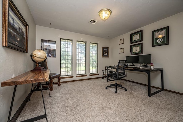 1504 Canary Pl, Edmond, OK 73034 - office space featuring baseboards and carpet