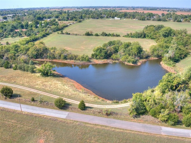 215 N Cemetery Rd, Tuttle, OK 73089 - view of rural area featuring a large body of water