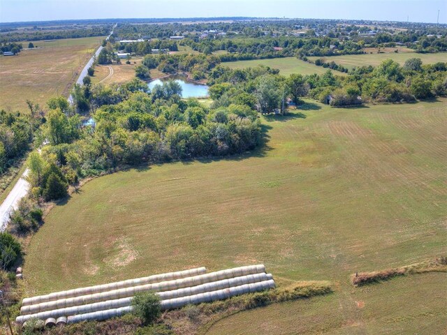 215 N Cemetery Rd, Tuttle, OK 73089 - overview of rural landscape featuring a large body of water
