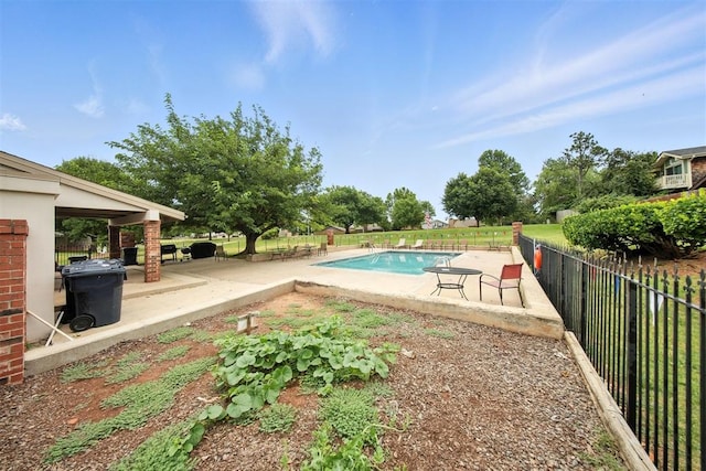 4713 N Cypress Ct, Oklahoma City, OK 73162 - view of pool featuring a patio