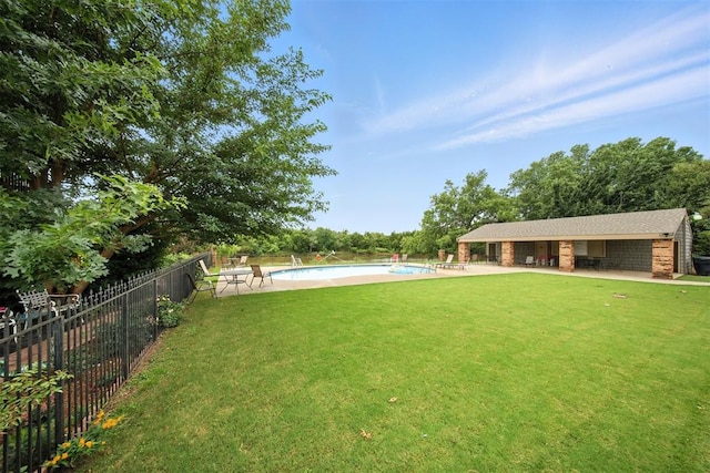 4713 N Cypress Ct, Oklahoma City, OK 73162 - view of yard with a patio