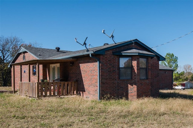 23281 N Pvt 3227 Dr, Pauls Valley, OK 73075 - view of front of home featuring brick siding