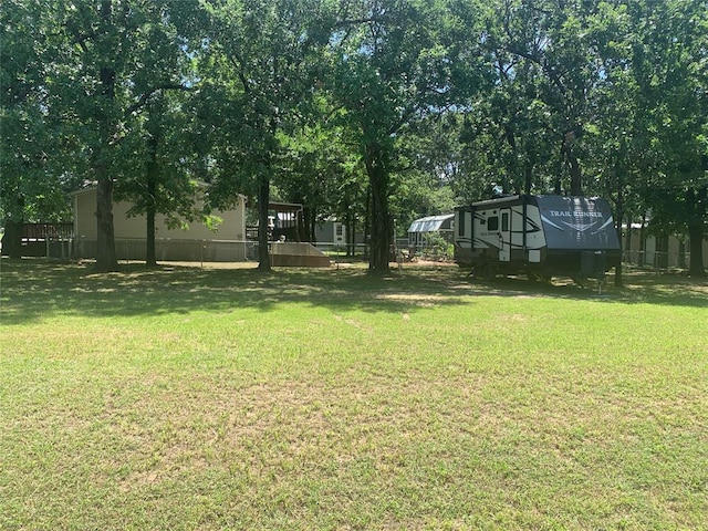 128 N Buffalo St, Canadian, OK 74425 - view of yard with an outbuilding and exterior structure