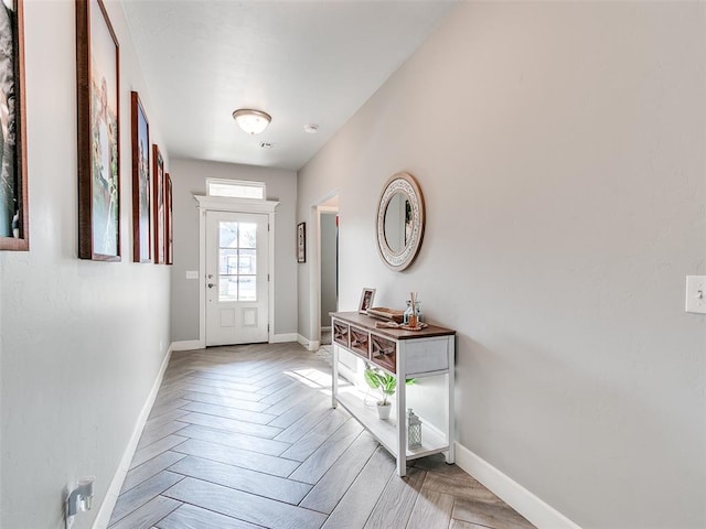 1417 Atalon Dr, Moore, OK 73160 - entryway featuring baseboards