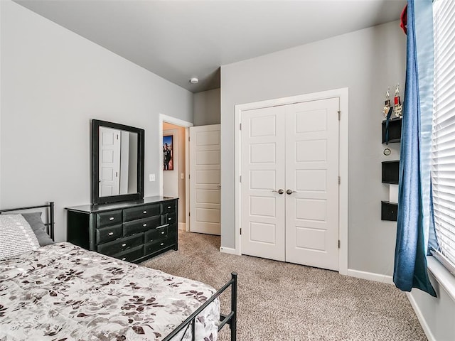 1417 Atalon Dr, Moore, OK 73160 - carpeted bedroom with a closet and baseboards