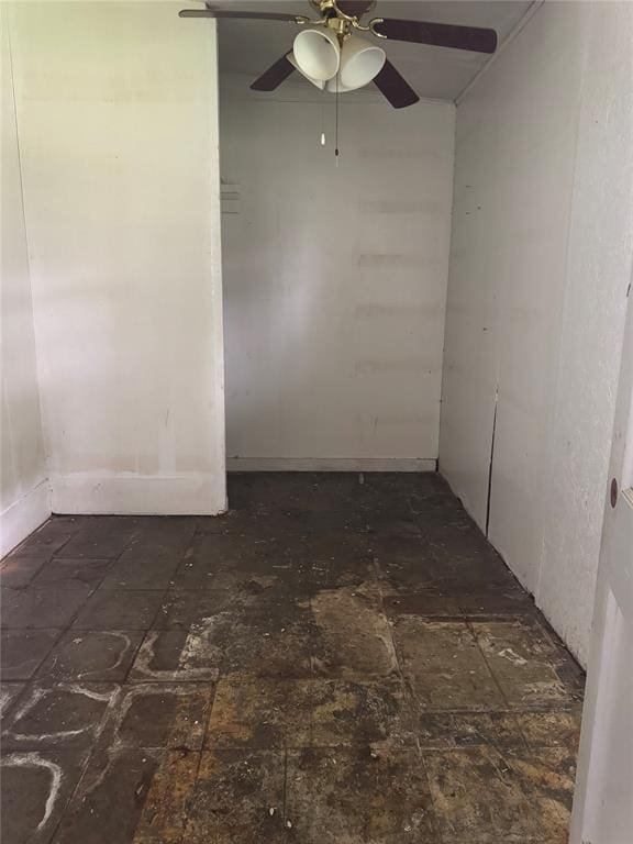 201 S Oak St, Pauls Valley, OK 73075 - unfurnished room featuring ceiling fan