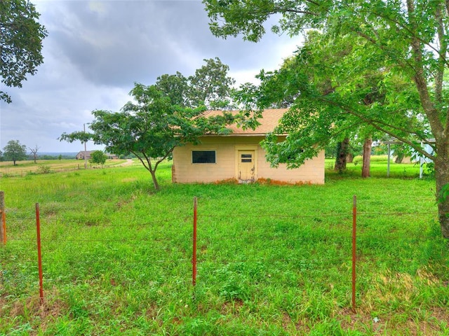 344393 E 930th Rd, Chandler, OK 74834 - view of yard