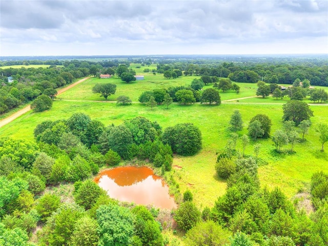 344393 E 930th Rd, Chandler, OK 74834 - overview of rural landscape featuring a nearby body of water