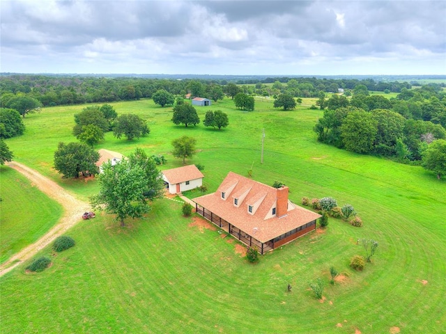 344393 E 930th Rd, Chandler, OK 74834 - aerial view of sparsely populated area