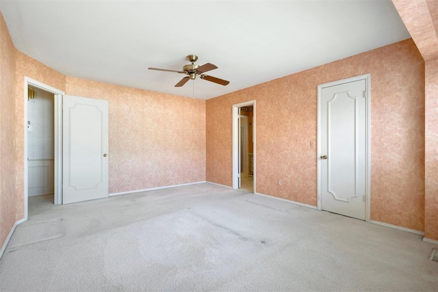 2709 NW 60th St, Oklahoma City, OK 73112 - unfurnished bedroom featuring carpet flooring and a ceiling fan