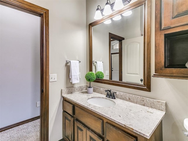 12824 NW 6th St, Yukon, OK 73099 - bathroom featuring vanity