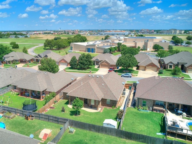 12824 NW 6th St, Yukon, OK 73099 - aerial view of residential area