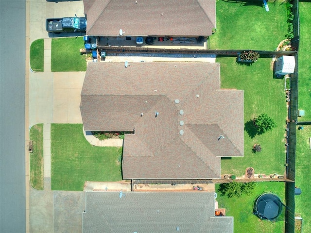 12824 NW 6th St, Yukon, OK 73099 - view from above of property