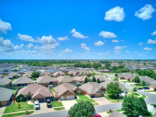 12824 NW 6th St, Yukon, OK 73099 - aerial view of residential area