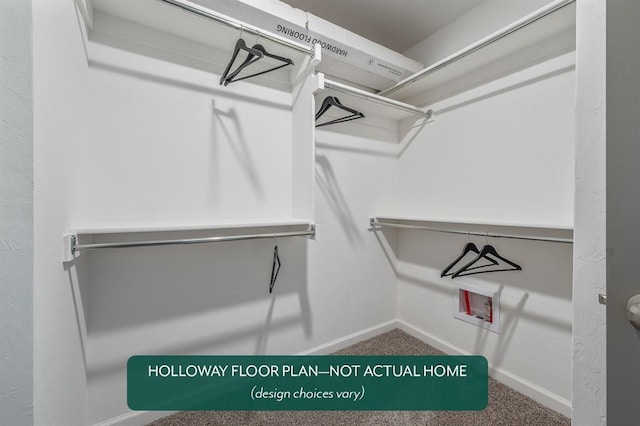 12825 NW 4th St, Yukon, OK 73099 - walk in closet featuring carpet floors