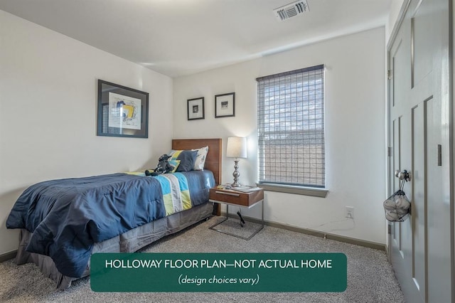 12825 NW 4th St, Yukon, OK 73099 - bedroom featuring carpet and baseboards