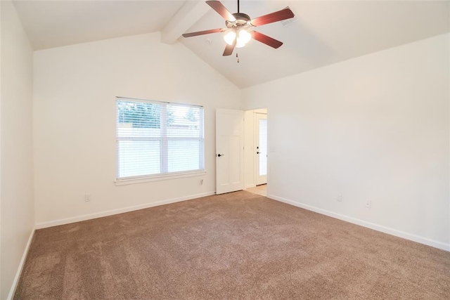 10928 NW 38th Ter, Yukon, OK 73099 - carpeted spare room with a ceiling fan and baseboards