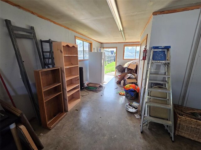 1103 S Hadden Ave, El Reno, OK 73036 - miscellaneous room with concrete flooring