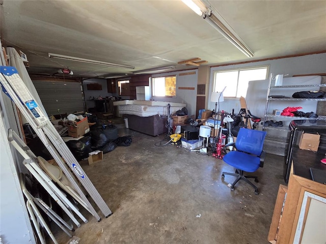 1103 S Hadden Ave, El Reno, OK 73036 - garage featuring a garage door opener