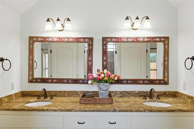 15016 Kurdson Way, Edmond, OK 73013 - bathroom with double vanity