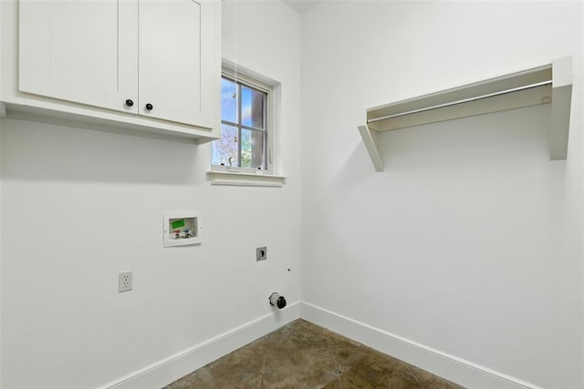 15016 Kurdson Way, Edmond, OK 73013 - laundry area featuring hookup for a washing machine, hookup for an electric dryer, and cabinet space
