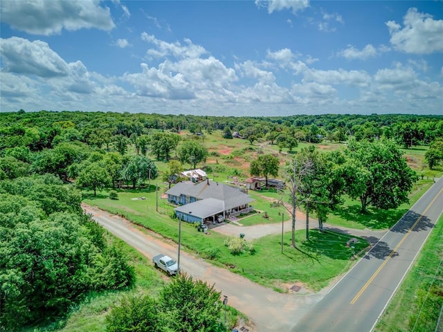 4255 SE 120th Ave, Norman, OK 73026 - view from above of property featuring a forest