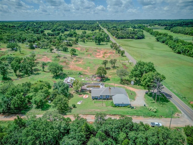 4255 SE 120th Ave, Norman, OK 73026 - aerial view of property's location featuring rural landscape