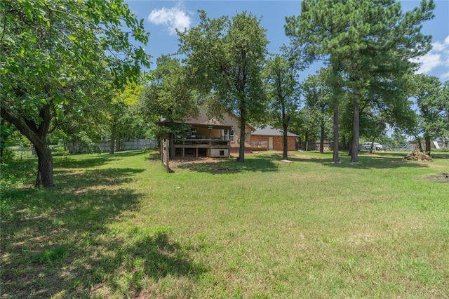 1404 Oak Dr, Edmond, OK 73034 - view of yard