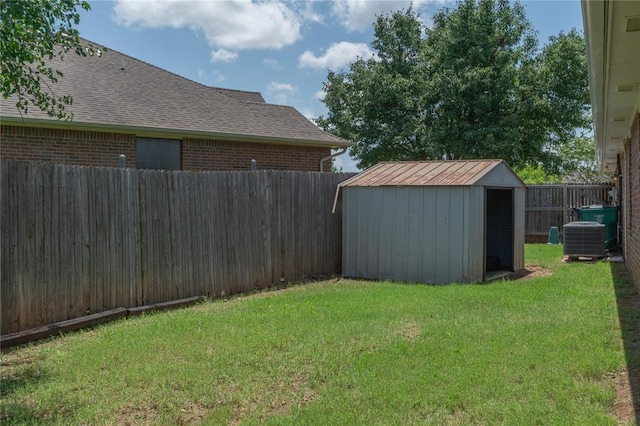 201 NW 160th Ter, Edmond, OK 73013 - fenced backyard with a shed
